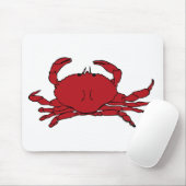 Rote Krabbe Mousepad (Mit Mouse)