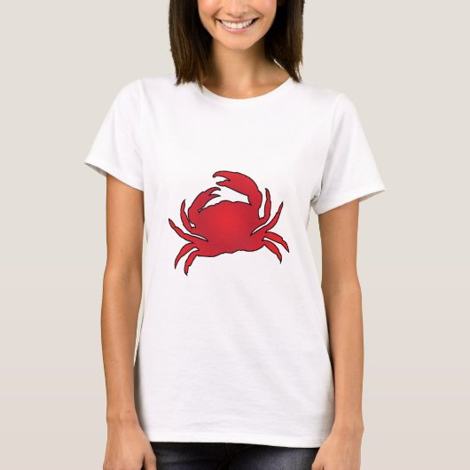 Rote Krabbe T-Shirt (Vorderseite)