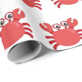 Rote Krabben-Geschenkpapier Geschenkpapier (Rolleneckpunkt)
