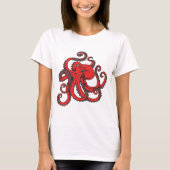 Rote Krake T-Shirt (Vorderseite)