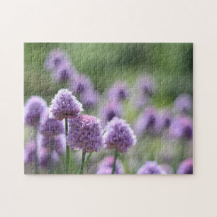 Rote Kraut Purple Blumen Naturfotografie Puzzle