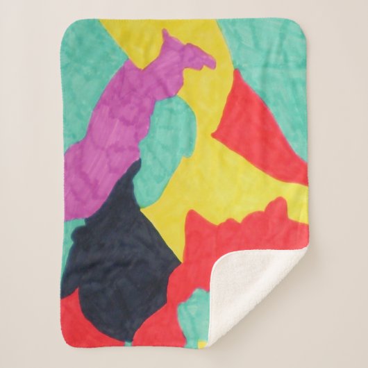 Rote Kreaturen Sherpadecke (Vorderseite)