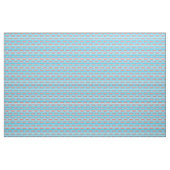 Rote Krebse an der Küste von Blue Stripes Stoff (Yard (91,4 cm))
