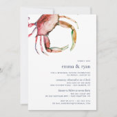 Rote Krebserzeremonie Probe Abendessen Einladung (Vorderseite)