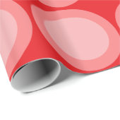 Rote Kreise Geschenkpapier (Rolleneckpunkt)