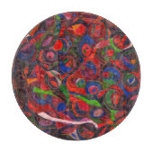 Rote Kreise Schneidebrett (Vorderseite)