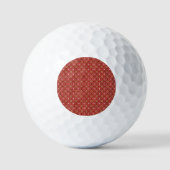 rote Kreispunkte Golfball (Vorderseite)