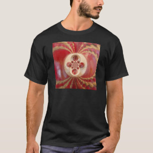 Rote Kricketbälle Abstrakter Kunstdruck Entwurf T-Shirt