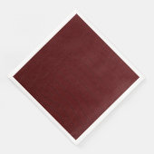 rote Krokodil-Hautfarbe Serviette (Ecke)