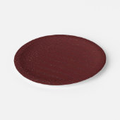 Rote Krokodile Hautfarbe Druck veraltet Pappteller (Schrägansicht)