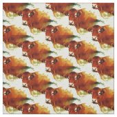 Rote Kuh-Malerei Stoff (Muster)