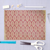 Rote Kunst-Déco Seidenpapier (Handwerk)