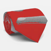 Rote Künstlerfett Schrift Zen Brush Calligraphy Krawatte (Gerollt)