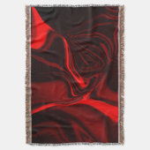 Rote Kurven und Wellen im dunklen Hintergrund Decke (Vorderseite Vertikal)