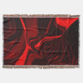 Rote Kurven und Wellen im dunklen Hintergrund Decke