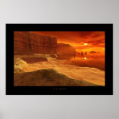 rote Küste Poster (Vorne)