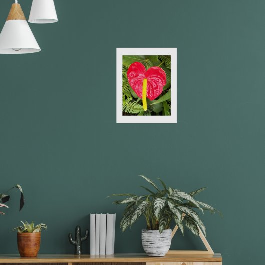 Rote Laceleaf Blume Floralfotografie Poster (Wohnzimmer 1)