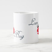 Rote Ladybug Jumbo-Tasse (Vorderseite)