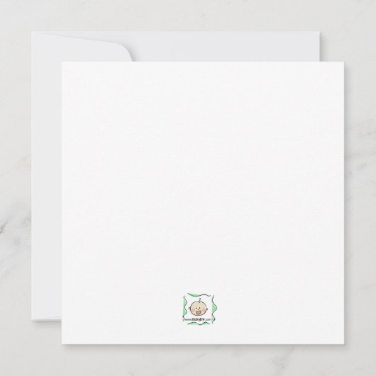 Rote Ladybug Platz Geburtstag Einladung (Rückseite)