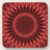 Rote Lagune Getränkeuntersetzer (Vorderseite)