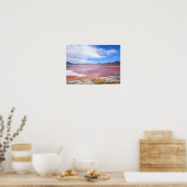 Rote Lagune, Laguna Colorada in Bolivien Poster (Küche)
