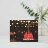 ROTE LAMPENSCHIRME FESTZELT HAAGER HERBSTFEST POSTKARTE (Stehend Vorderseite)