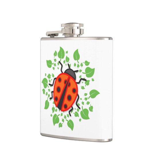 Rote Landibugs Flachmann (Links)