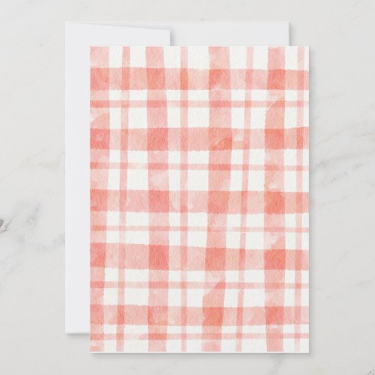 Rote Landtiere 2. Geburtstag Party Einladung (Rückseite)