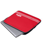 rote Laptop-Tasche Laptopschutzhülle (Vorne Knopf)