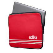 rote Laptop-Tasche Laptopschutzhülle (Vorderseite Links)