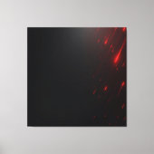 Rote Laserregen Leinwanddruck (Vorderseite)
