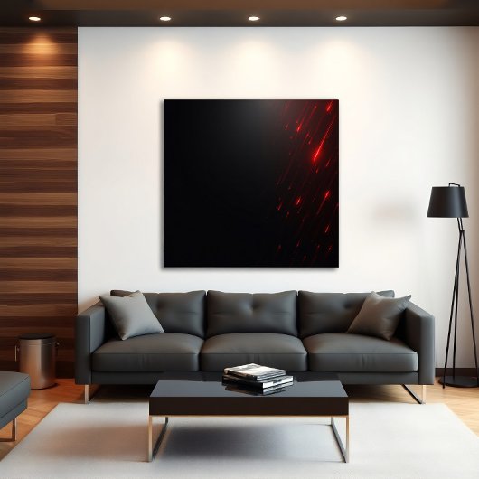 Rote Laserregen Poster