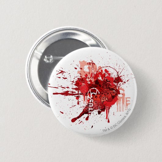 Rote Laterne Korps-Collage Button (Vorne & Hinten)