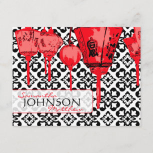 Rote Laternen-Richtungen 2 Begleitkarte