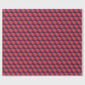 Rote LED-Weihnachtsglühlampe Geschenkpapier (Flach)