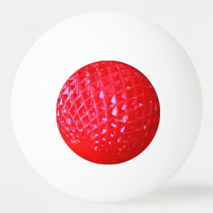 Rote LED-Weihnachtsglühlampe Tischtennisball