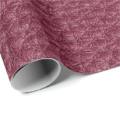 Rote Leder-Optik-Hängemappe Geschenkpapier (Rolleneckpunkt)