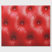 Rote Ledercouch-Textur Geschenkpapier (Flach)
