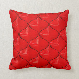 Rote Ledercouch-Textur Kissen