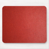 Rote Lederoptik Mousepad (Vorne)