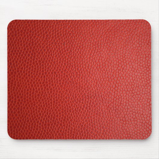 Rote Lederoptik Mousepad (Vorne)