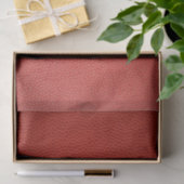 Rote Lederoptik Seidenpapier (Geschenk)