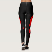 Rote Leggings (Rückseite)