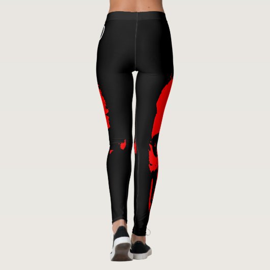 Rote Leggings (Rückseite)
