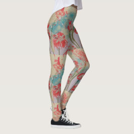 Rote Leggings