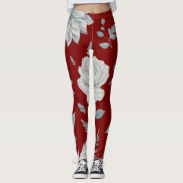 Rote Leggings