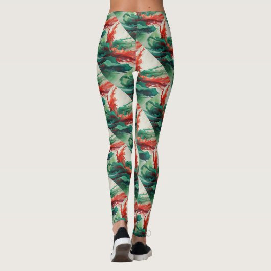 Rote Leggings (Rückseite)