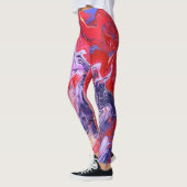 Rote Leggings der Hut-Gesellschafts-eine (Links)