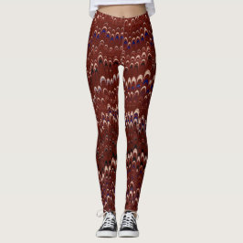 Rote Leggings ohne pareil