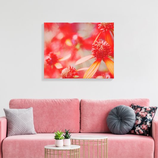 Rote Leinwand (Insitu (Wohnzimmer))